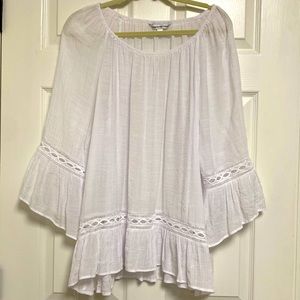 Fundamental Things White Rayon Blouse